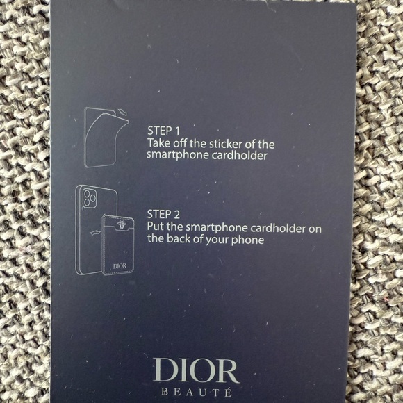 Christian Dior Beauty Phone Case Smartphone Card Holder Cardholder New Authentic - Picture 16 of 16